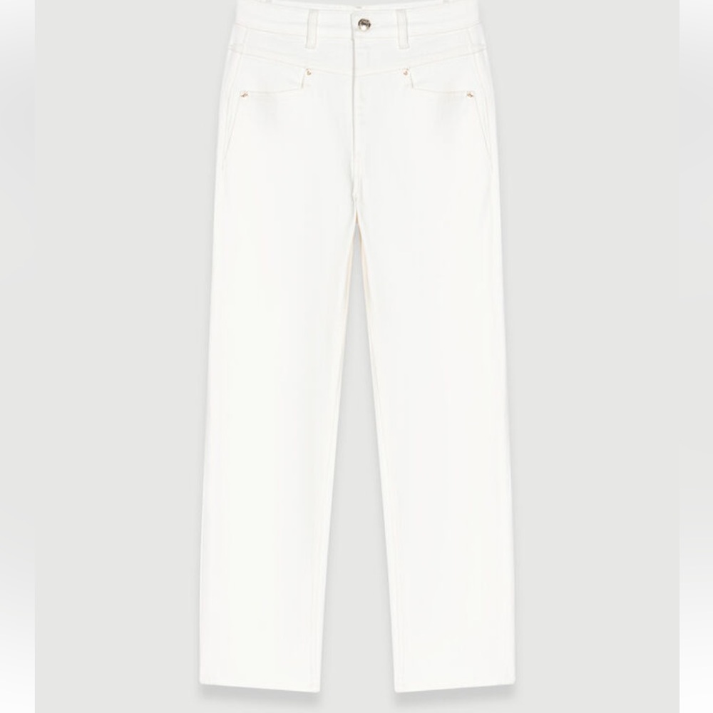NWT Maje WIDE-LEG JEANS size 36 / US S - Picture 5 of 5